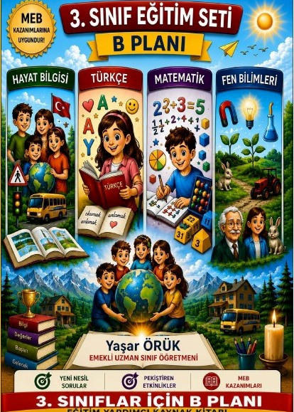 3.􀀃Sınıflar İçinB PLANI EĞİTİM YARDIMCI KAYNAK KİTABI
